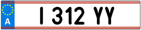 Truck License Plate
